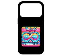 Symbole de l'infini rétro et Vibrant, Design potentiel illimité Coque pour iPhone 17 Pro
