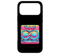 Symbole de l'infini rétro et Vibrant, Design potentiel illimité Coque pour iPhone 17 Pro Max