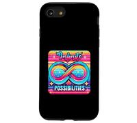 Symbole de l'infini rétro et Vibrant, Design potentiel illimité Coque pour iPhone SE (2020) / 7/8