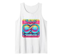 Symbole de l'infini rétro et Vibrant, Design potentiel illimité Débardeur