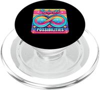 Symbole de l'infini rétro et Vibrant, Design potentiel illimité PopSockets PopGrip pour MagSafe