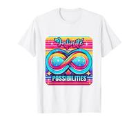 Symbole de l'infini rétro et Vibrant, Design potentiel illimité T-Shirt