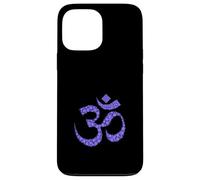 Symbole de méditation Hindou Om Yoga Aum Ohm pour Homme et Femme Coque pour iPhone 13 Pro Max