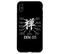 Symbole de méditation Japonais Zen Kanji Coque pour iPhone XS Max