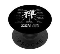 Symbole de méditation Japonais Zen Kanji PopSockets PopGrip Adhésif