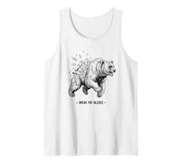 Symbole de motif géométrique brisé « Break the Silence Bear » Débardeur