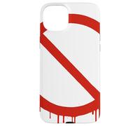 Symbole De Non Coulant Dripping Prohibition Sign Coque pour iPhone 15 Plus