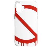 Symbole De Non Coulant Dripping Prohibition Sign Coque pour iPhone 16 Plus