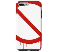 Symbole De Non Coulant Dripping Prohibition Sign Coque pour iPhone 7 Plus/8 Plus