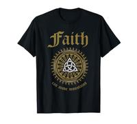 Symbole de nœud Celtique Christian Faith Can Move Mountains T-Shirt
