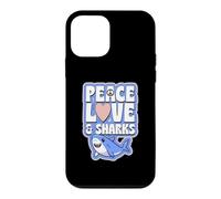 Symbole de Paix en Forme de cœur et Requins Coque pour iPhone 12 Mini