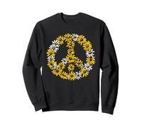 Symbole de paix marguerites - Fleurs de marguerites florales pour amoureux de la paix Sweatshirt