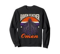 Symbole de prophétie en Plumes de Corbeau Sweatshirt
