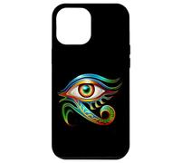 Symbole de Protection du Dieu égyptien Ancien L'œil d'Horus Coque pour iPhone 12 Pro Max