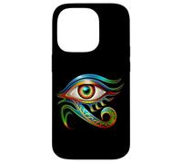 Symbole de Protection du Dieu égyptien Ancien L'œil d'Horus Coque pour iPhone 14 Pro