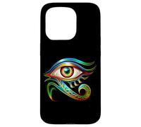 Symbole de Protection du Dieu égyptien Ancien L'œil d'Horus Coque pour iPhone 15 Pro