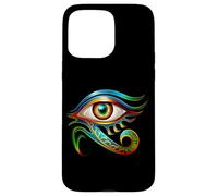 Symbole de Protection du Dieu égyptien Ancien L'œil d'Horus Coque pour iPhone 15 Pro Max