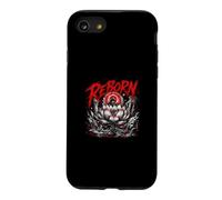 Symbole de Renaissance du Lotus Corbeau égyptien Coque pour iPhone SE (2020) / 7/8