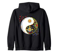 Symbole de Signe taoïsme coloré pour tao Yin et Yang Sweat à Capuche