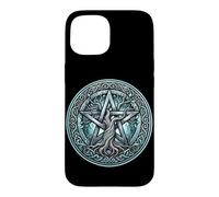 Symbole de sorcière Wicca Wiccan Païen Nouvel an Bienheureux Samhain Coque pour iPhone 15