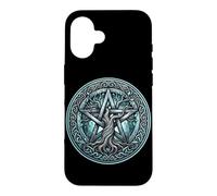 Symbole de sorcière Wicca Wiccan Païen Nouvel an Bienheureux Samhain Coque pour iPhone 16