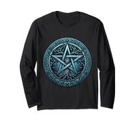 Symbole de sorcière Wicca Wiccan Païen Nouvel an Halloween Samhain Manche Longue