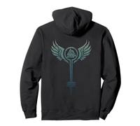Symbole de Valkyrie, Odin, Valknut, nordique, mythologie Sweat à Capuche