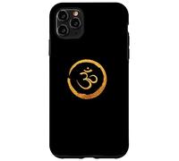 Symbole d'énergie du Bouddha Zen, méditation de Yoga doré, Harmonie Coque pour iPhone 11 Pro Max