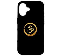 Symbole d'énergie du Bouddha Zen, méditation de Yoga doré, Harmonie Coque pour iPhone 16