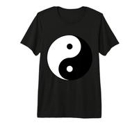 Symbole d'équilibre Yin Yang Feng Shui Zen Tai Chi T-Shirt Haut de Gamme