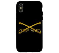 Symbole des épées de l'armée américaine du Calvaire des États-Unis Coque pour iPhone X/XS