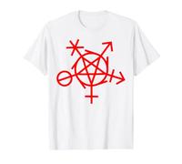Symbole d'Inclusion de Genre Païen LGBTQI Diversité Wicca T-Shirt Graphique avec Valeur