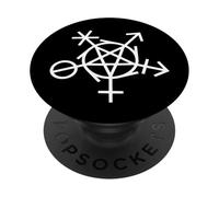 Symbole d'Inclusion de Genre Païen LGBTQI Wicca PopSockets PopGrip Adhésif