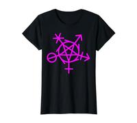 Symbole d'Inclusion de Genre Païen Wicca LGBTQI Diversité T-Shirt Graphique avec Valeur