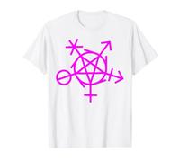 Symbole d'Inclusion de Genre Païen Wicca LGBTQI Diversité T-Shirt Graphique avec Valeur