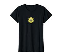 Symbole du Chakra du Plexus Solaire | Motif Mandala géométrique Jaune T-Shirt
