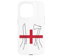 Symbole du Couteau Anglais et de la Hache Joan of Union Jack Coque pour iPhone 15 Pro