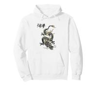 Symbole du Dragon/Calligraphie Mythique Chinoise Tai Chi Dragon Sweat à Capuche