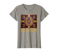 Symbole du Drapeau de l'empire Byzantin de Constantinople T-Shirt, Femme, Ardoise, XS