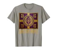 Symbole du Drapeau de l'empire Byzantin de Constantinople T-Shirt, Homme, Ardoise, M