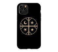 Symbole du Drapeau Mapuche Wenufoye Coque pour iPhone 11 Pro