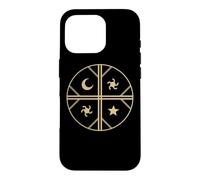 Symbole du Drapeau Mapuche Wenufoye Coque pour iPhone 16 Pro