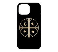 Symbole du Drapeau Mapuche Wenufoye Coque pour iPhone 16 Pro Max