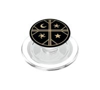 Symbole du Drapeau Mapuche Wenufoye PopSockets PopGrip pour MagSafe