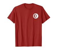 Symbole du Drapeau National de la Tunisie T-Shirt