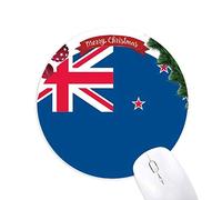 symbole du drapeau national océanie pays nouvelle - zélande marque modèle tapis de souris en caoutchouc de sapin de noël