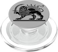 Symbole du Lion et du Soleil perse Iran PopSockets PopGrip pour MagSafe