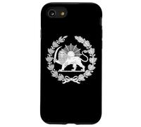 Symbole du Lion Persan Iran et Soleil Coque pour iPhone SE (2020) / 7/8