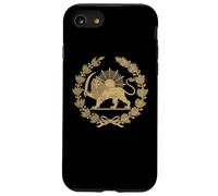 Symbole du Lion Persan Iran et Soleil Coque pour iPhone SE (2020) / 7/8