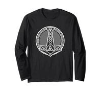 Symbole du Marteau de Thor Mjölnir | Cadeaux de la mythologie Nordique Manche Longue